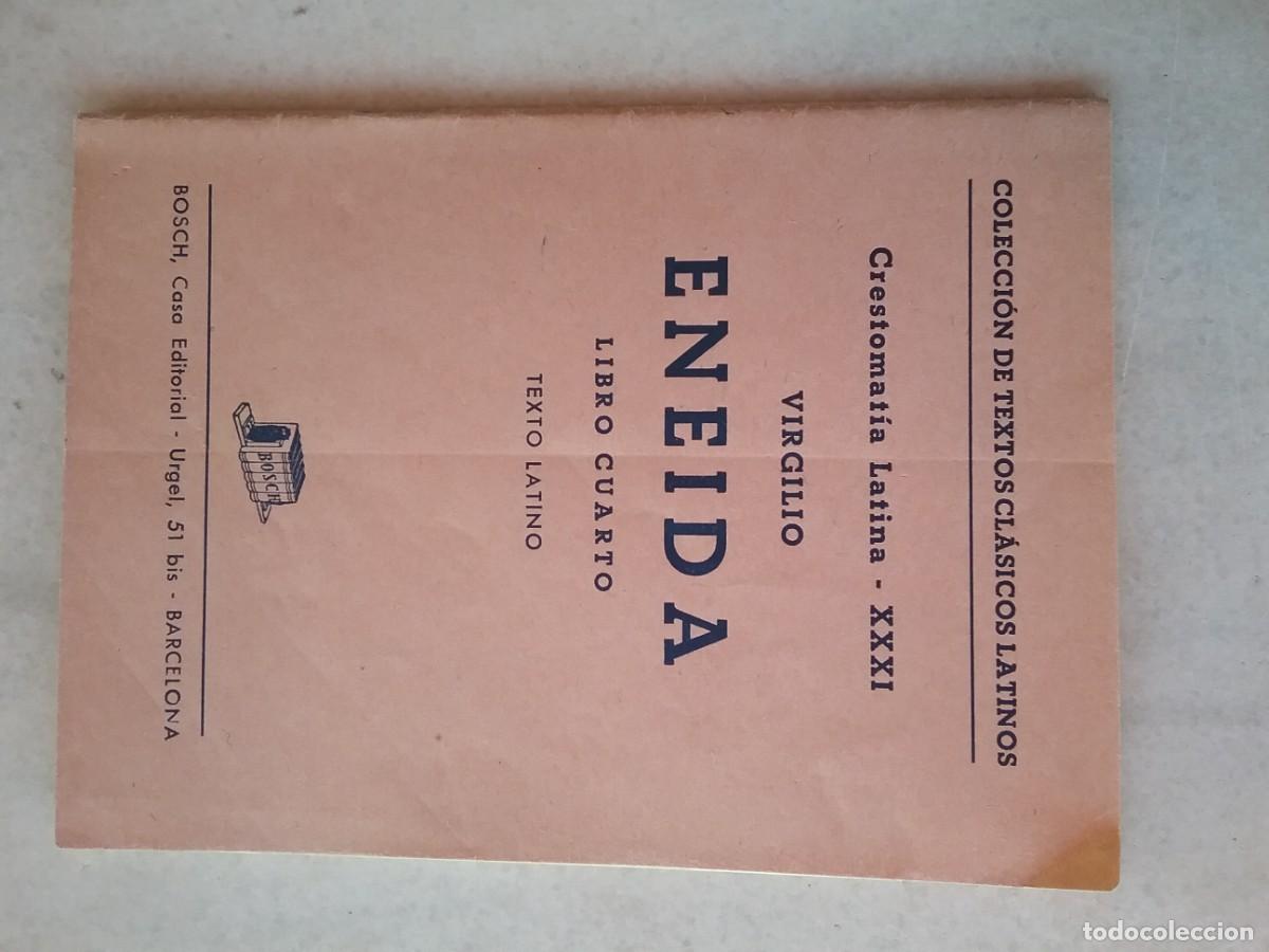 Libros de segunda mano: Eneida libro cuarto. Bosch. - Foto 1