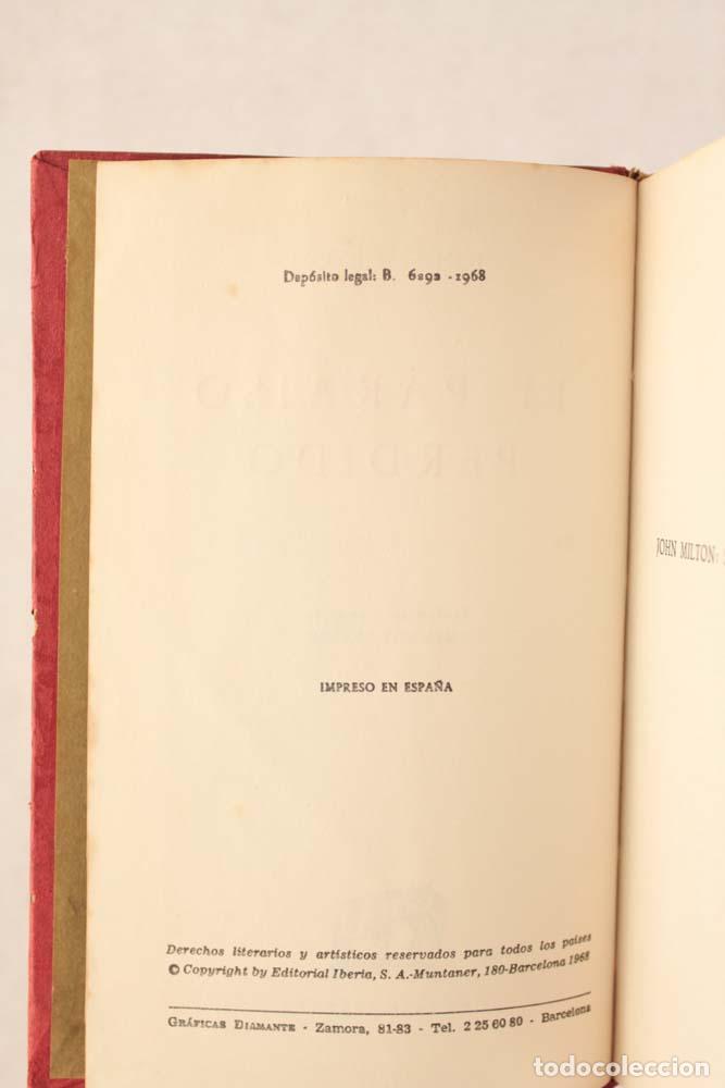 Libros de segunda mano: El para&iacute;so perdido - John Milton - Foto 3