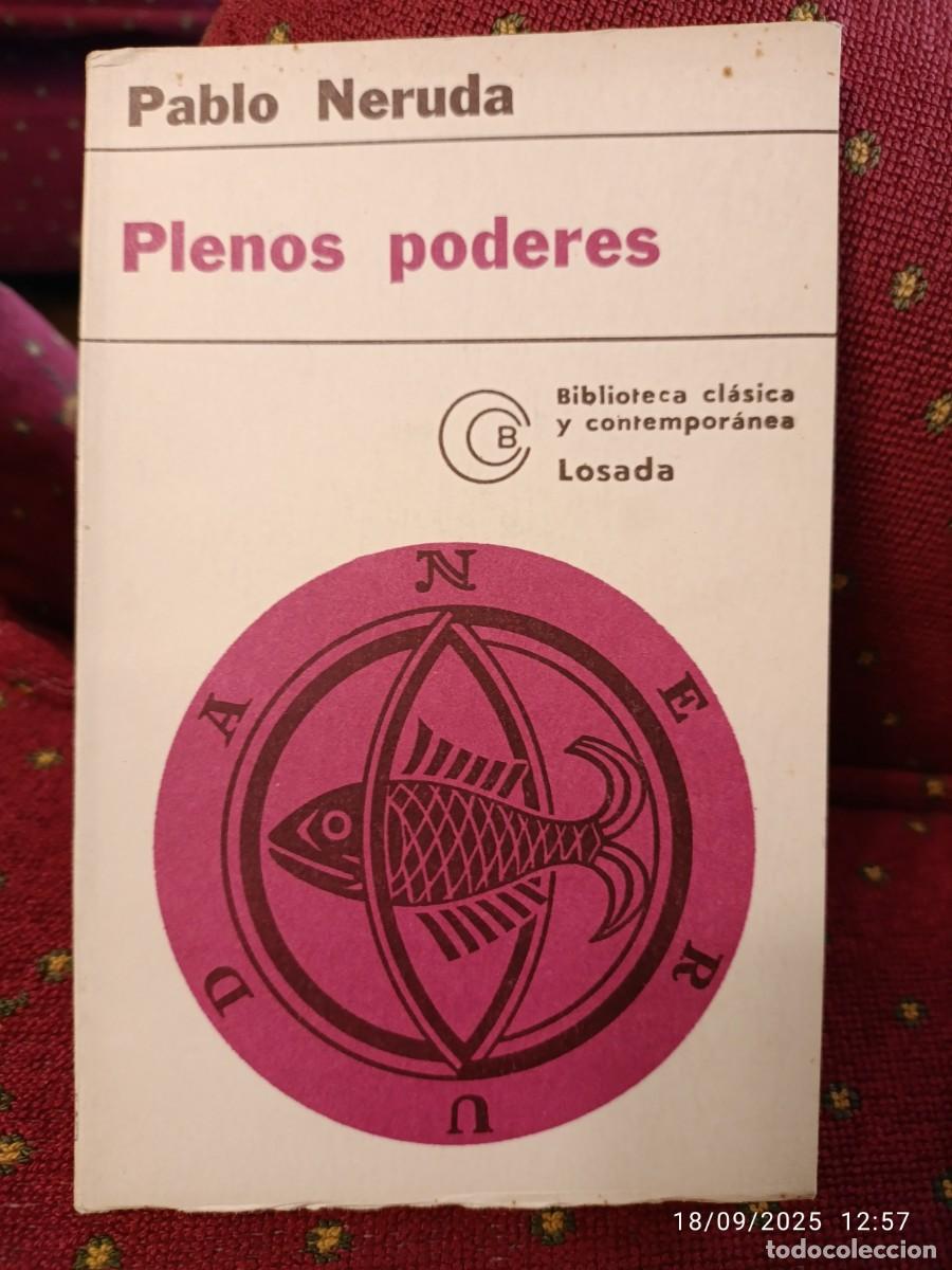 Libros de segunda mano: Plenos poderes. Pablo Neruda - Foto 1