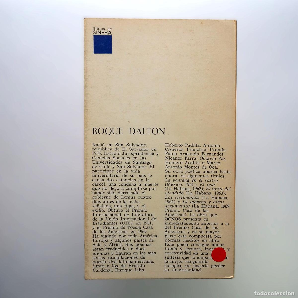 Libros de segunda mano: Los peque&ntilde;os infiernos - Roque Dalton - Foto 3