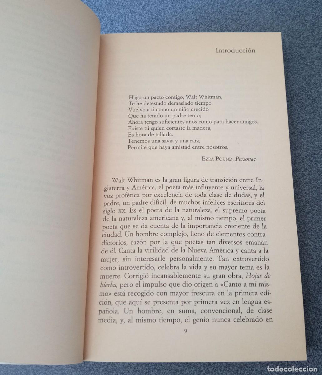 Libros de segunda mano: Hojas De Hierba Walt Whitman - Foto 6
