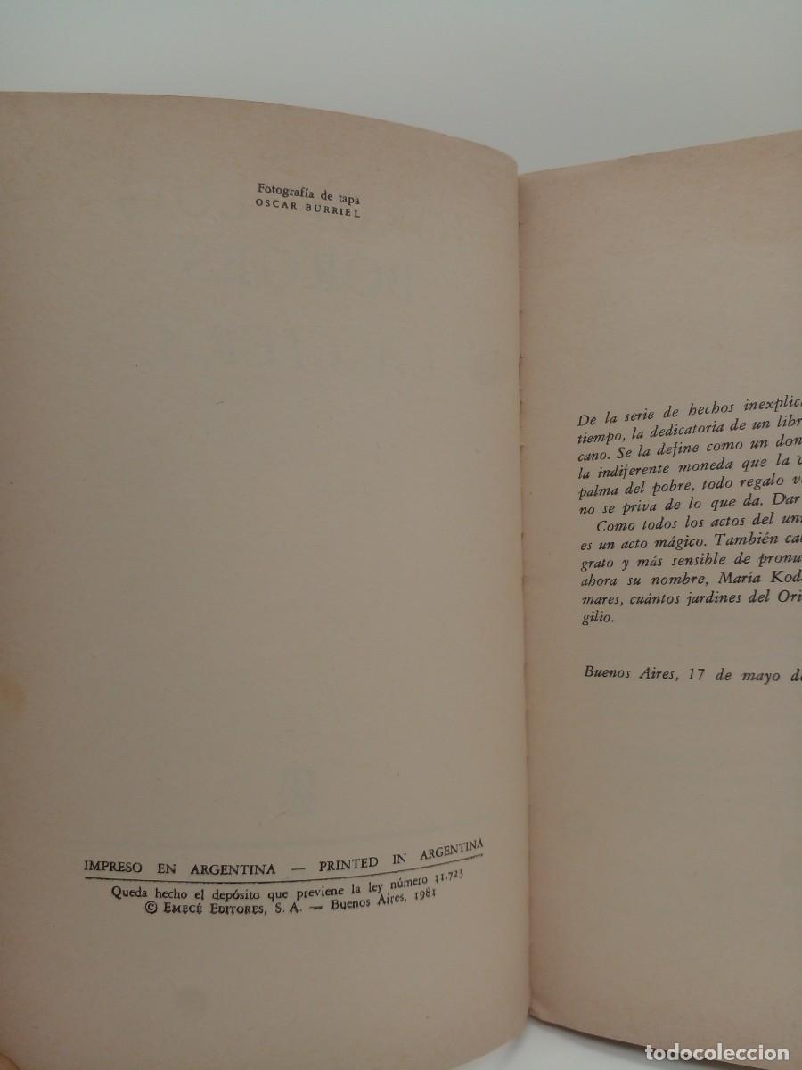 Libros de segunda mano: Jorge Luis Borges &ndash; La Cifra &ndash; Primera edici&oacute;n &ndash; 1981 - Foto 4