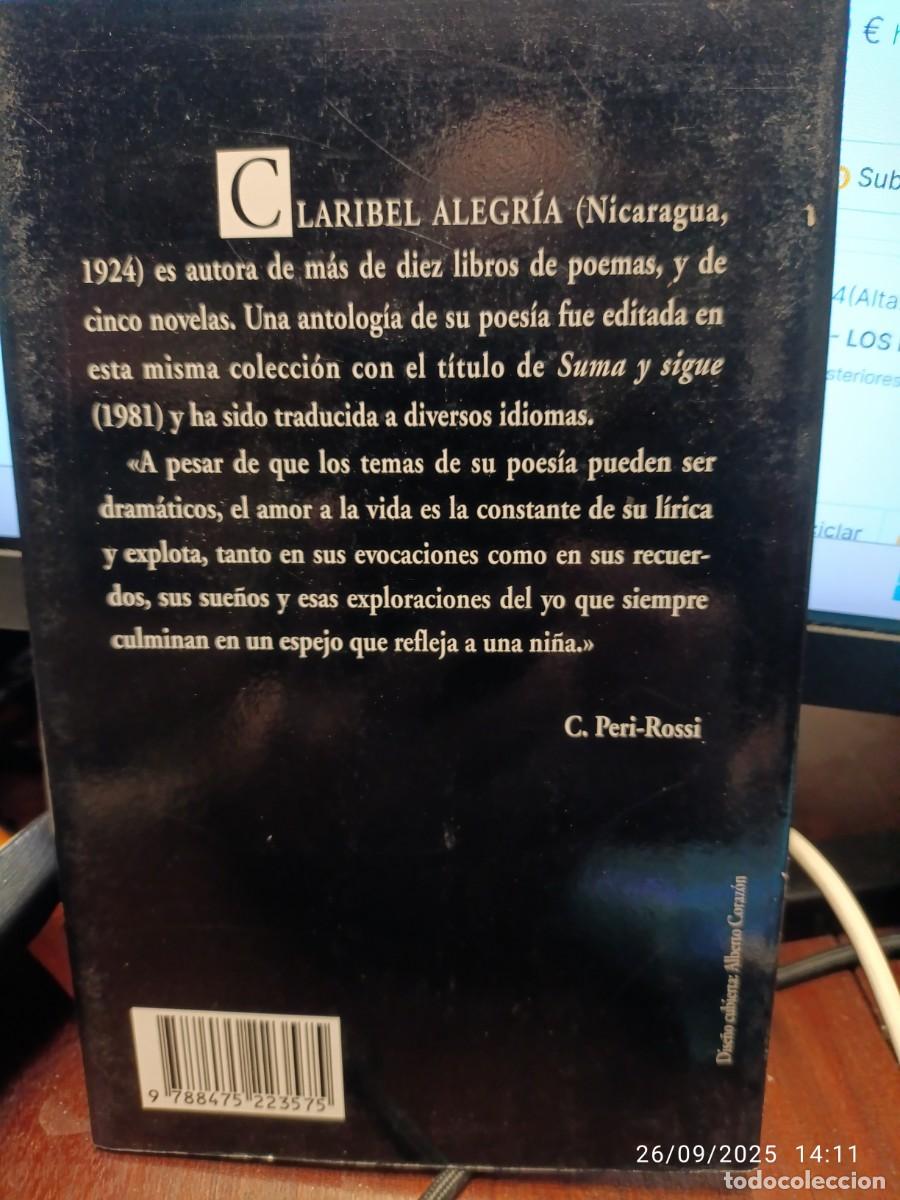 Libros de segunda mano: Umbrales. Claribel Alegr&iacute;a - Foto 2