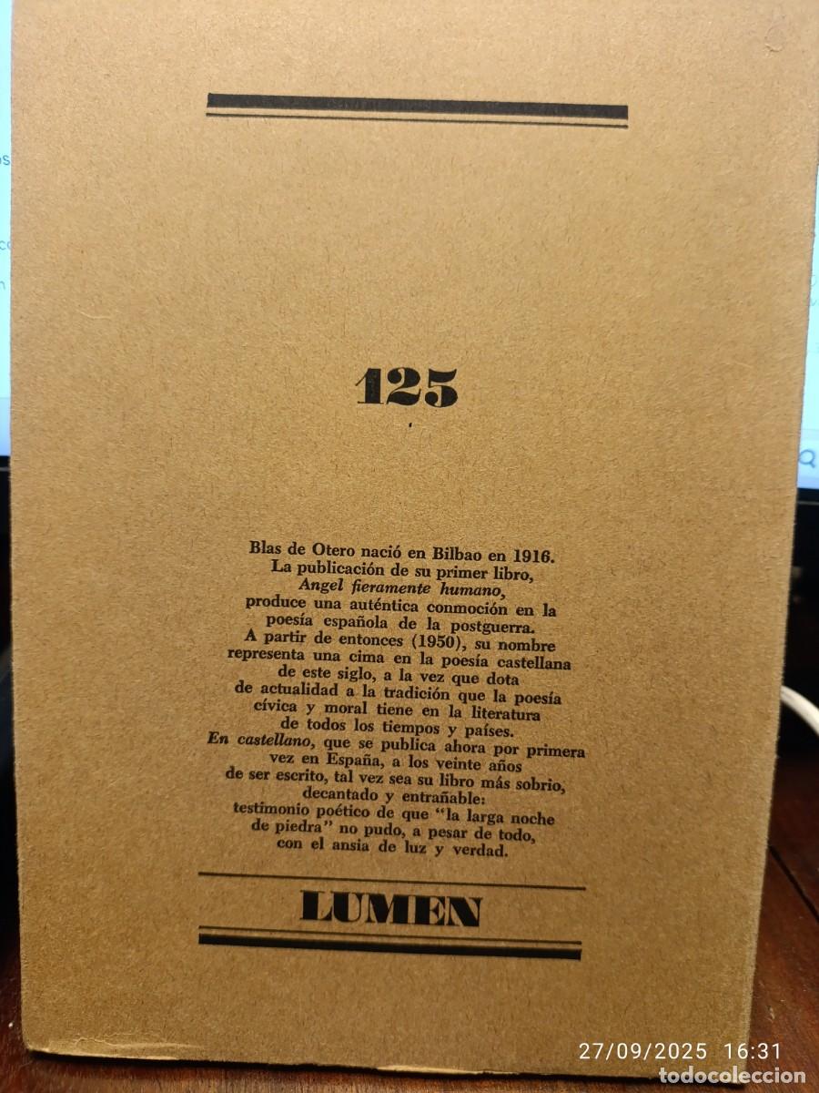 Libros de segunda mano: En castellano. Blas de Otero - Foto 2