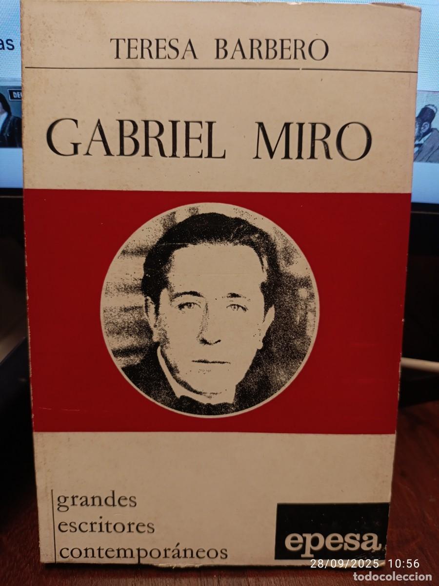 Libros de segunda mano: Gabriel Miro. Teresa Barbero - Foto 1