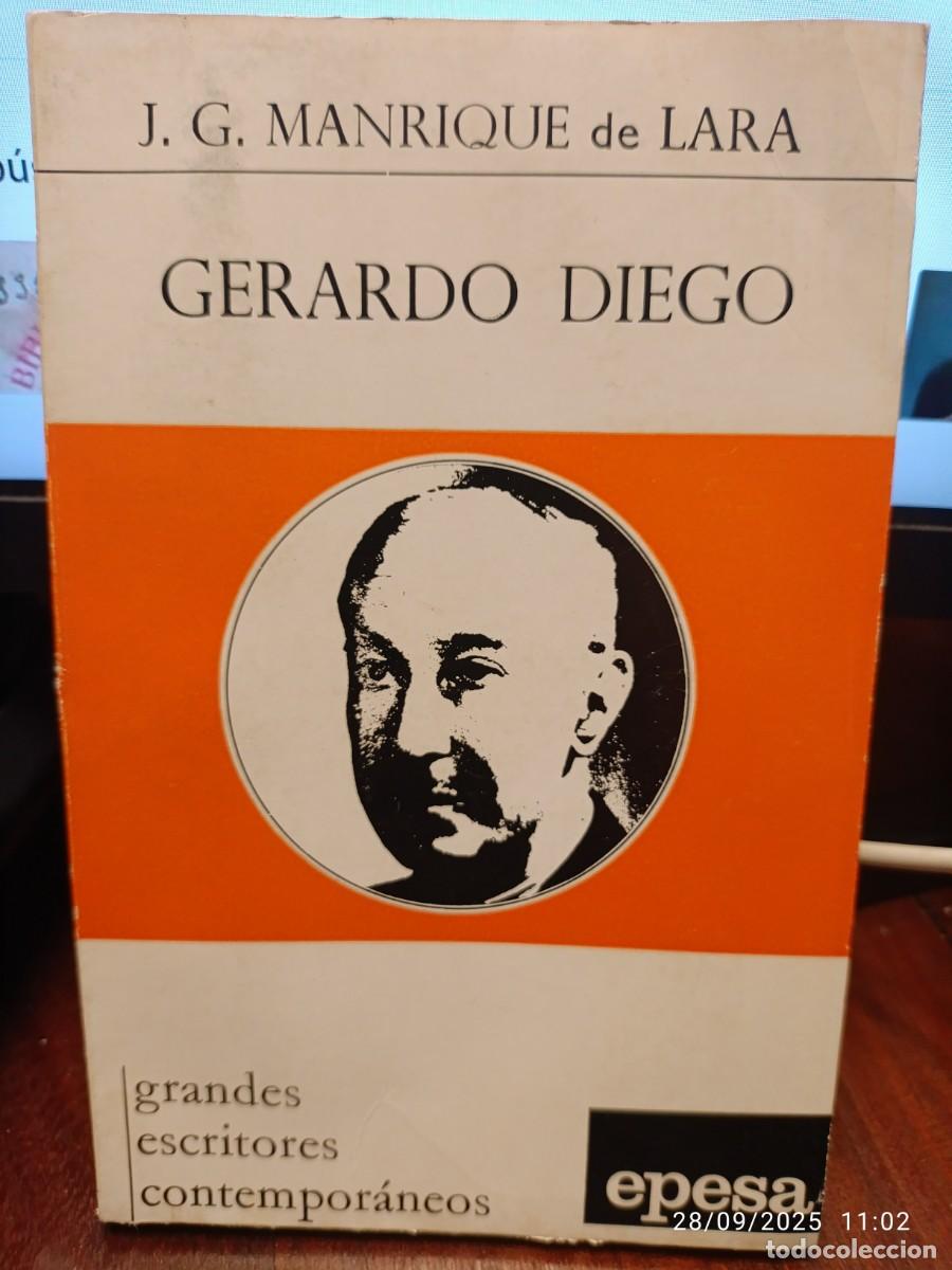 Libros de segunda mano: Gerardo Diego. J. G. Manrique de Lara - Foto 1