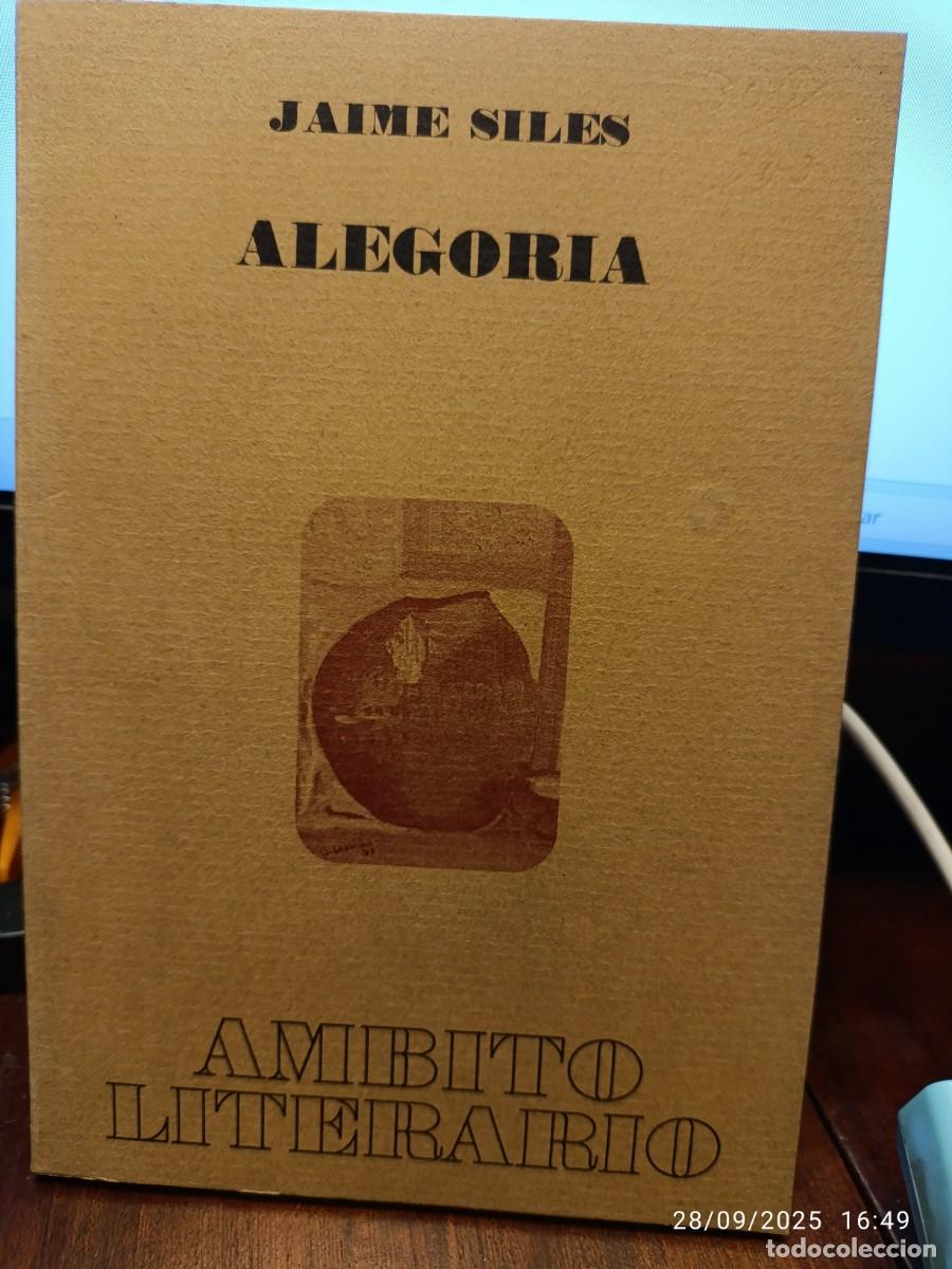Libros de segunda mano: Alegor&iacute;a. Jaime Siles - Foto 1