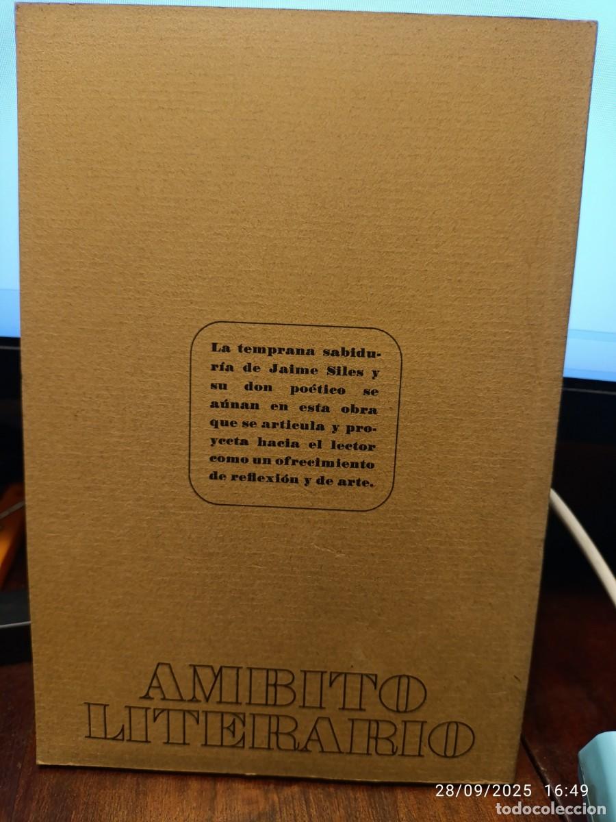 Libros de segunda mano: Alegor&iacute;a. Jaime Siles - Foto 2