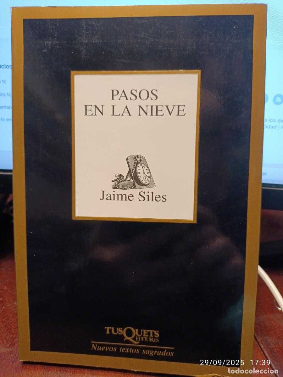 Libros de segunda mano: Pasos en la nieve. Jaime Siles - Foto 1