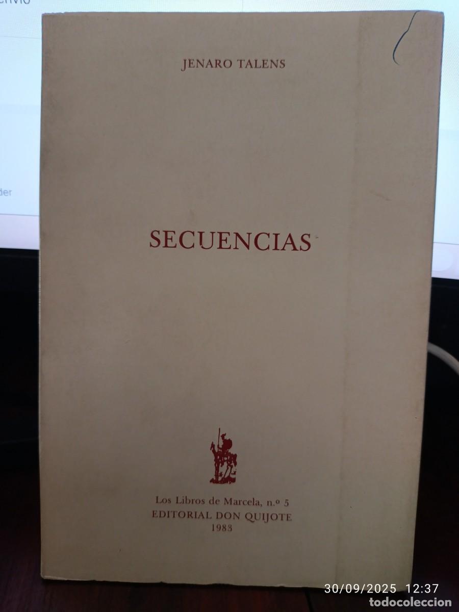 Libros de segunda mano: Secuencias. Jenaro Talens - Foto 1