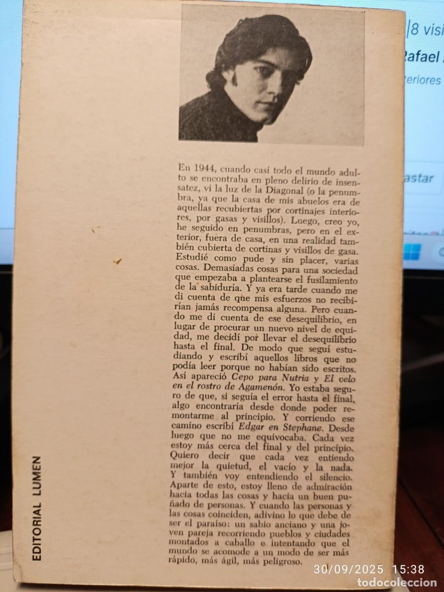 Libros de segunda mano: Edgar en stephane. Felix de Azua - Foto 2
