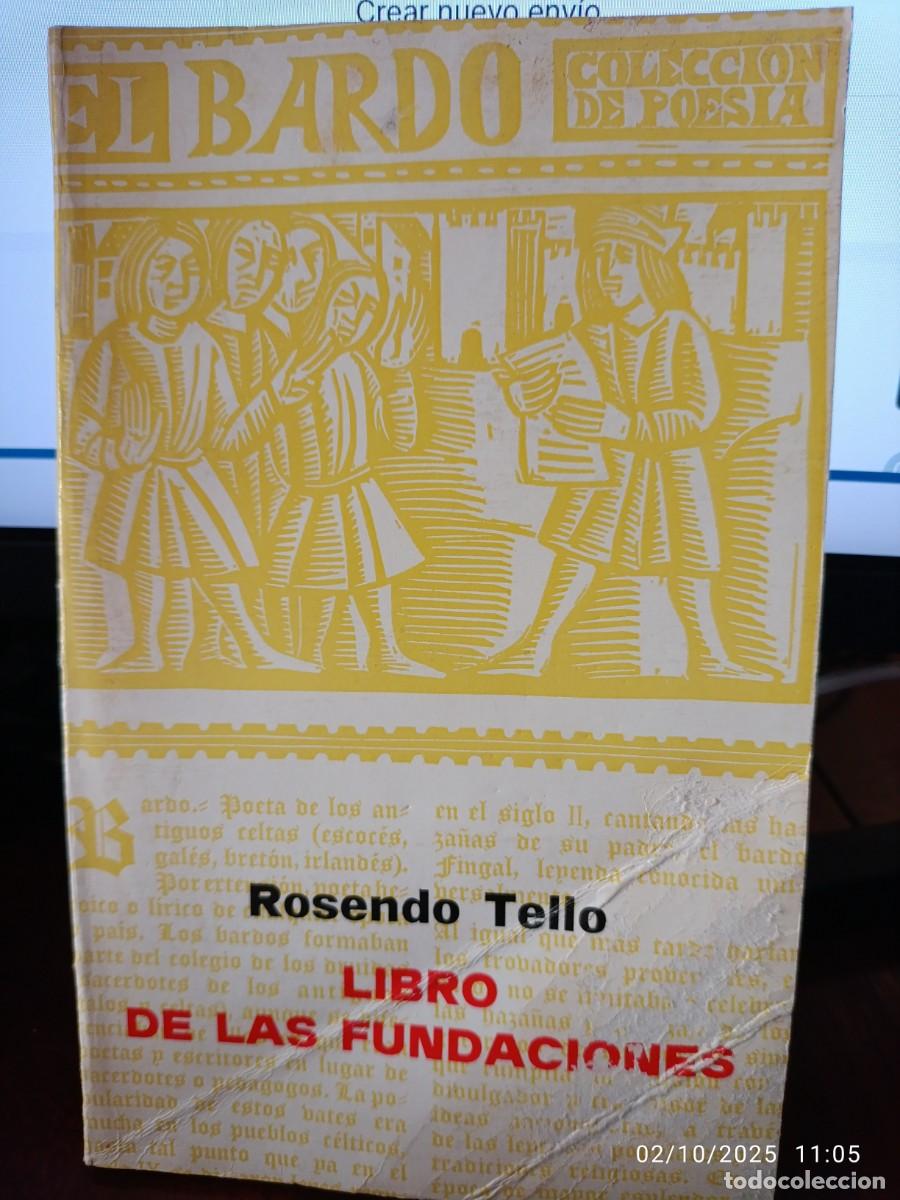 Libros de segunda mano: Libro de las fundaciones. Rosendo Tello - Foto 1