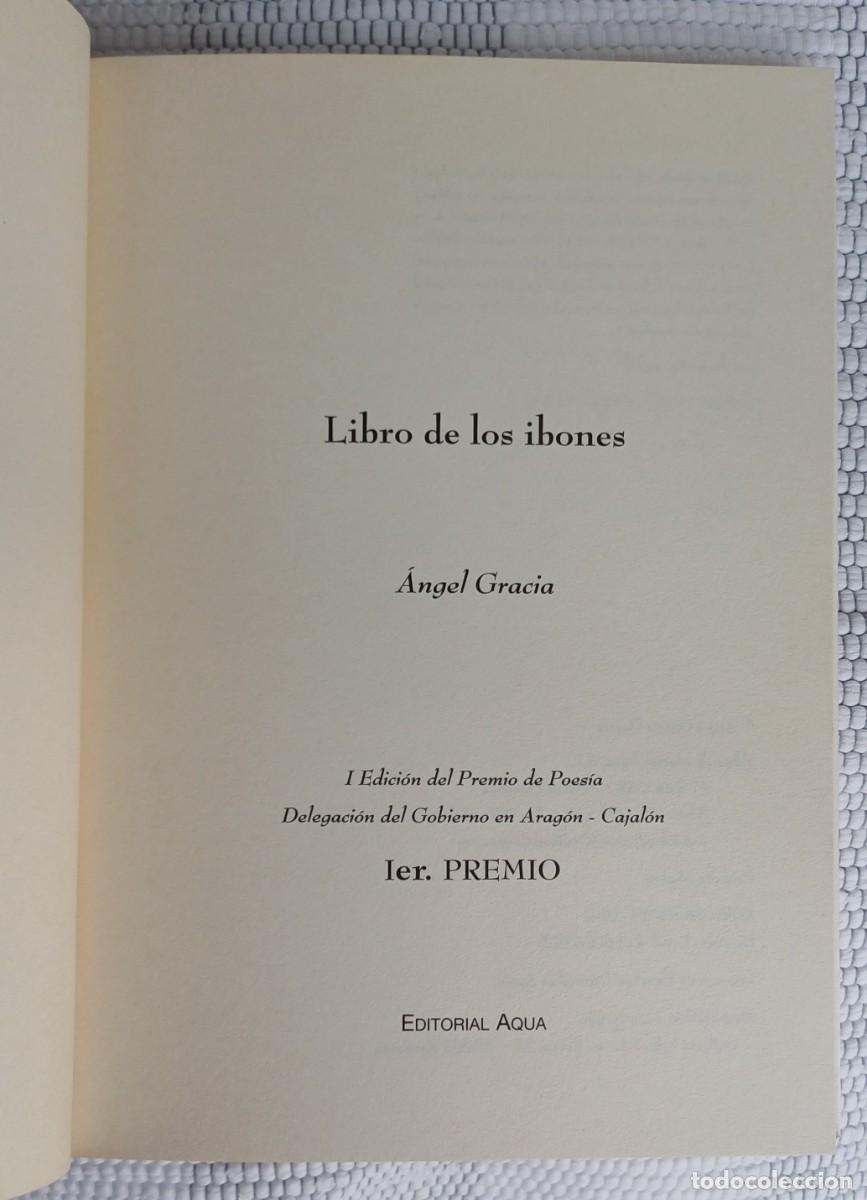 Libros de segunda mano: LIBRO DE LOS IBONES -- &Aacute;NGEL GRACIA - Foto 2