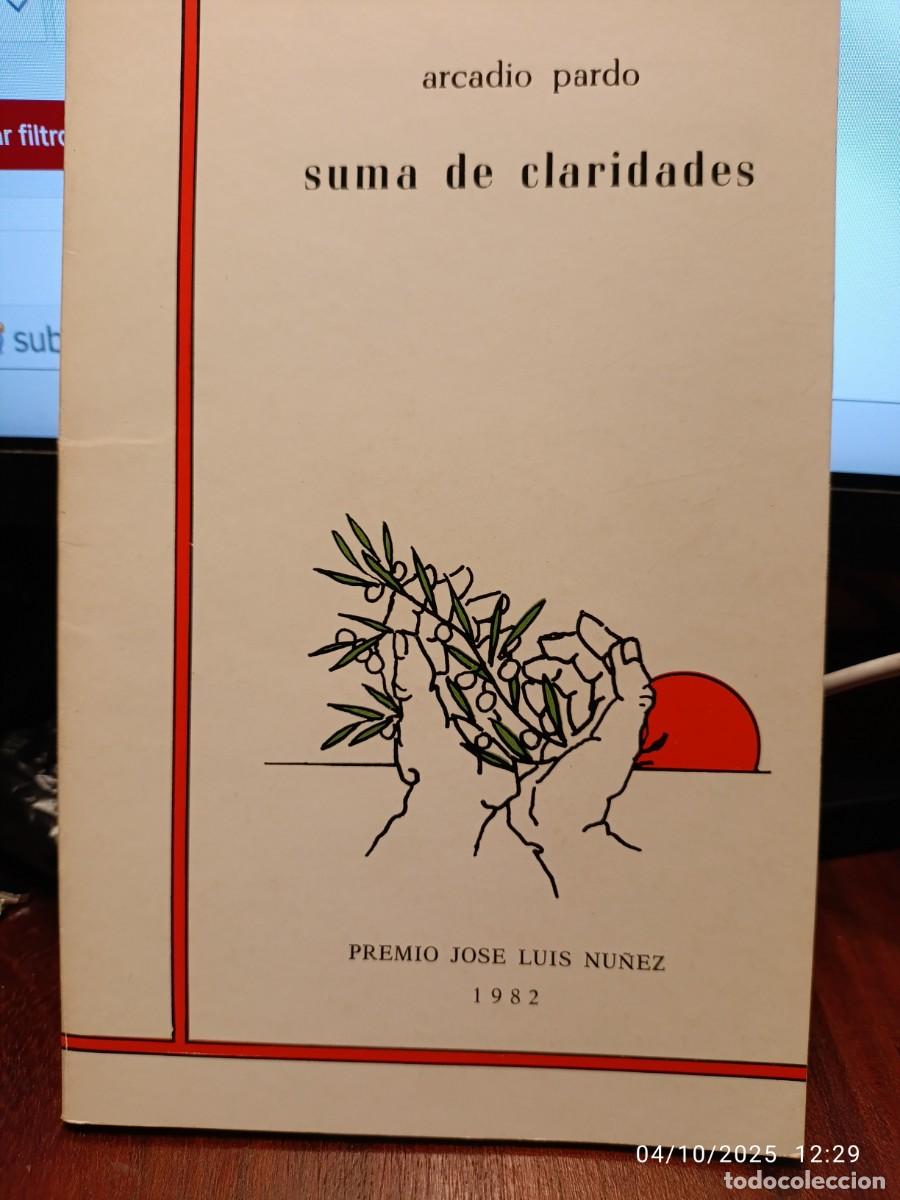 Libros de segunda mano: Suma de claridades. Arcadio Pardo - Foto 1
