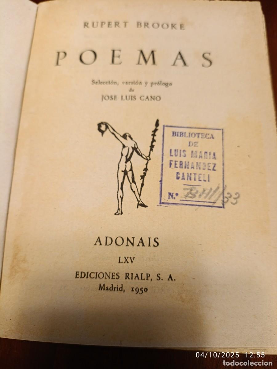 Libros de segunda mano: Poemas. Ruperto Brooke - Foto 4
