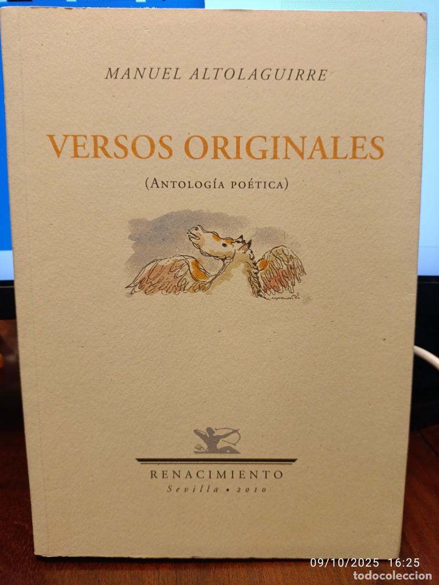 Libros de segunda mano: Versos originales. Manuel Altolaguirre - Foto 1
