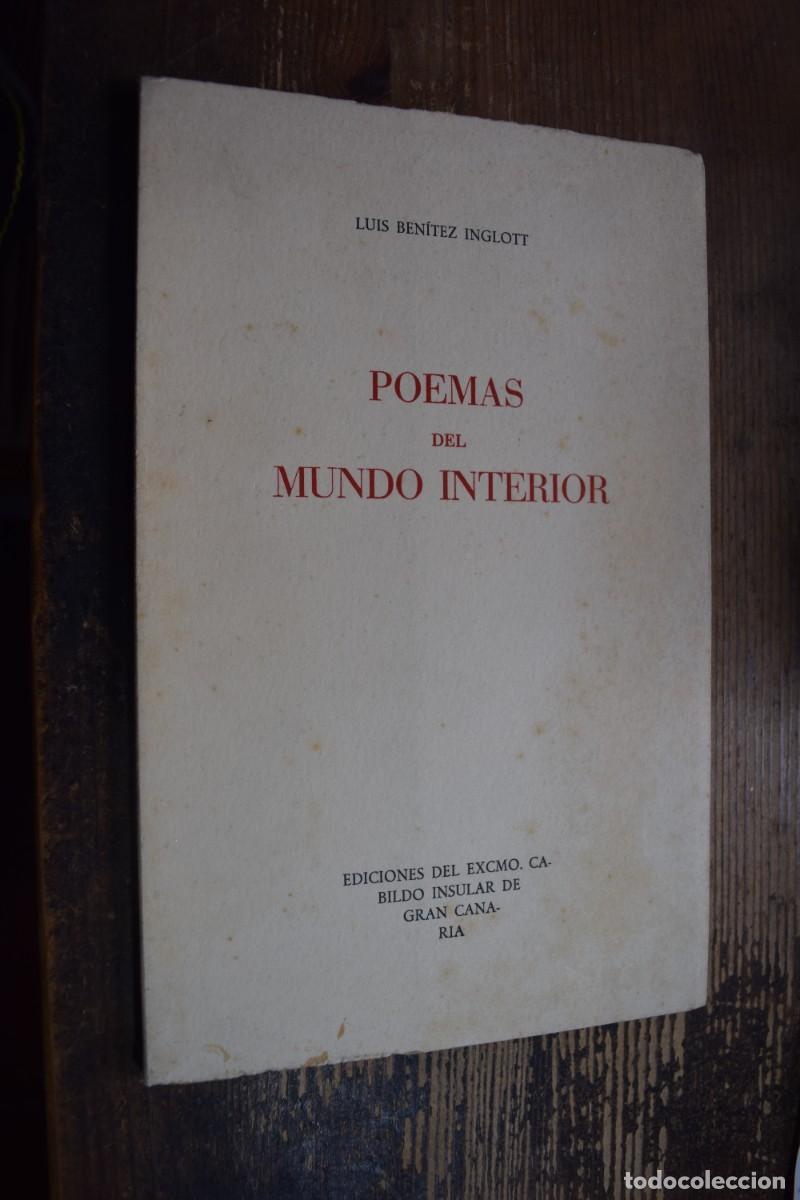 Second hand books: Poemas del mundo interior, Luis Benitez Inglott, Cabildo de Gran Canaria, 1965, venta solo Canarias