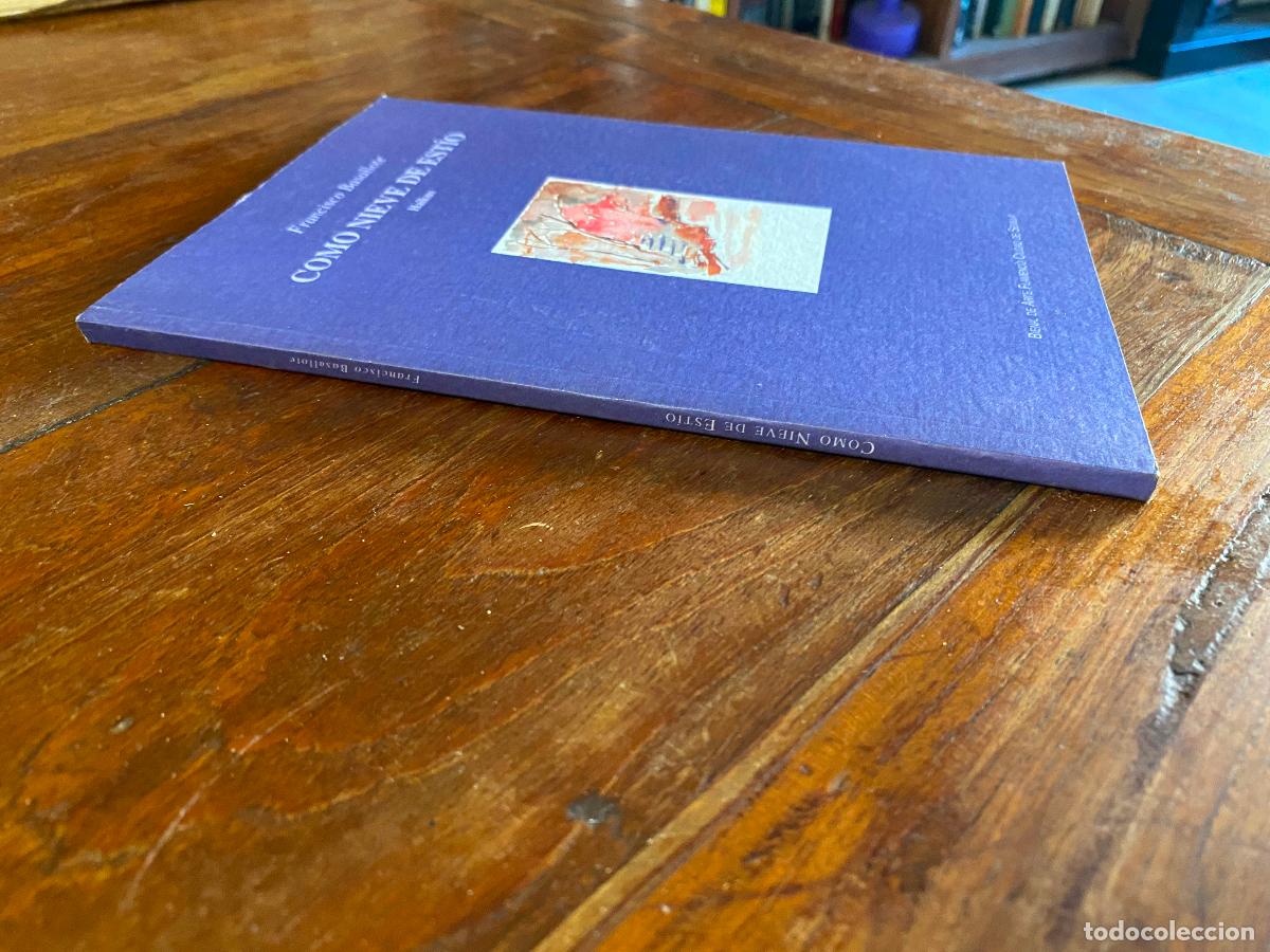 Libros de segunda mano: Como nieve de est&iacute;o. Francisco Basallote - Foto 2