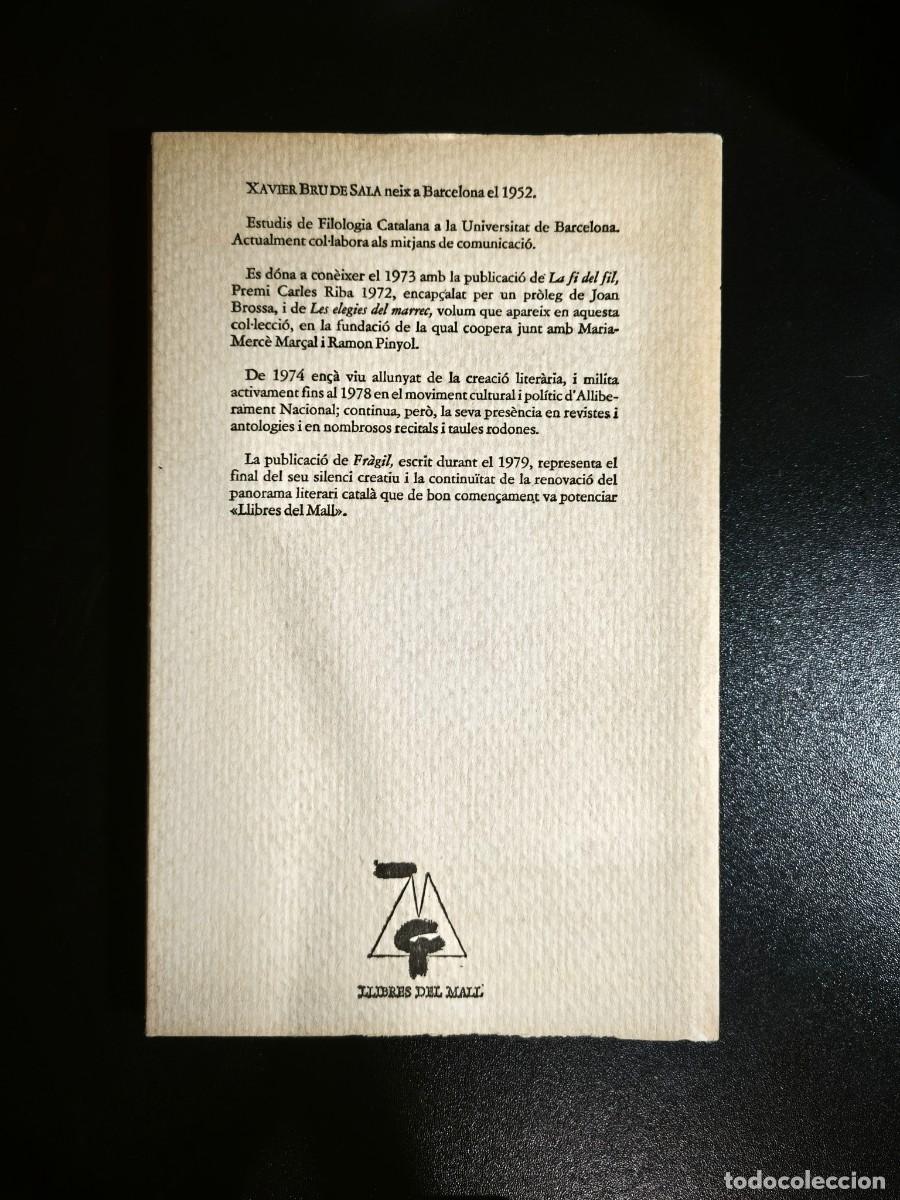 Libros de segunda mano: Fr&agrave;gil - Xavier Bru de Sala - Foto 2