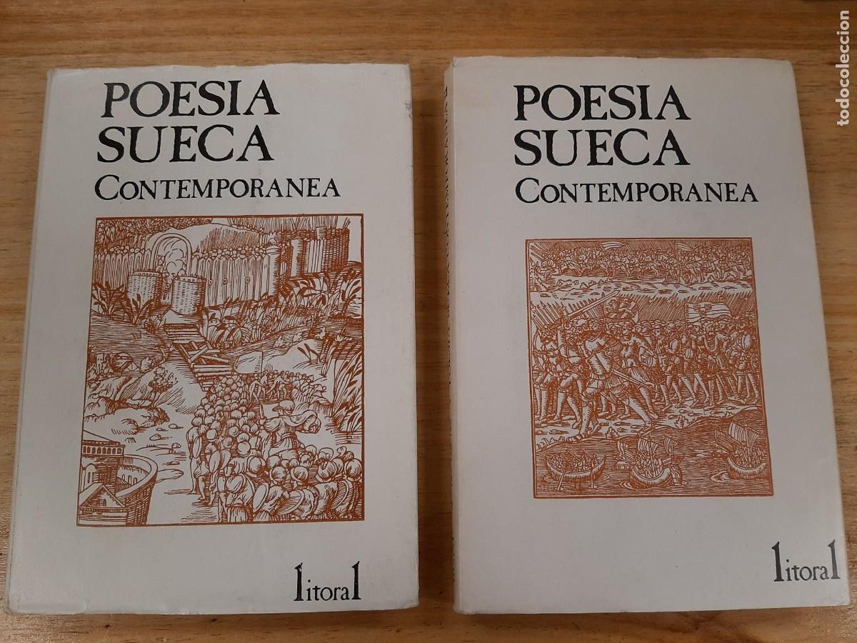 Libros de segunda mano: POESIA SUECA CONTEMPORANEA. (2 tomos). Revista Litoral, n&ordm; 106-107-108 y n&ordm; 127-128-129.