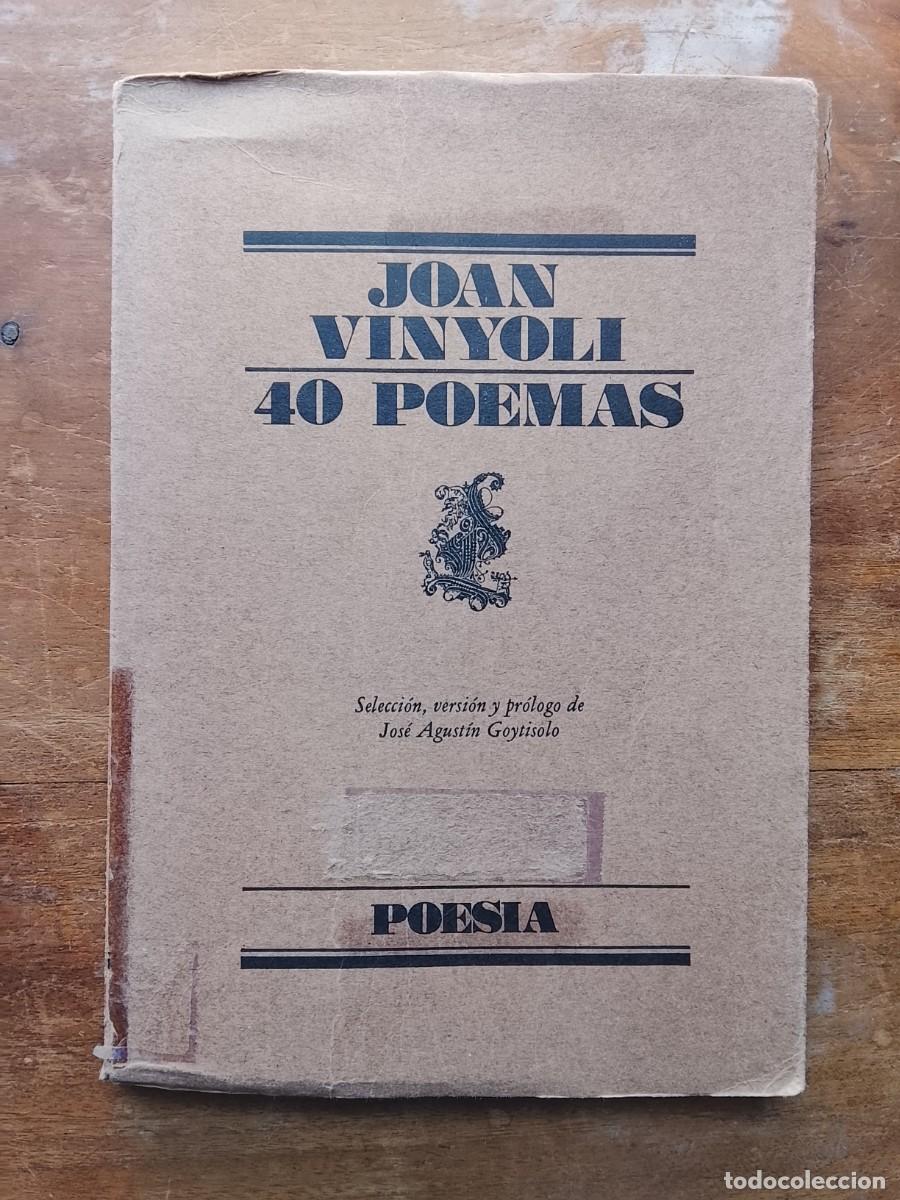 Libros de segunda mano: Joan Vinyoli 40 poemas - Foto 1