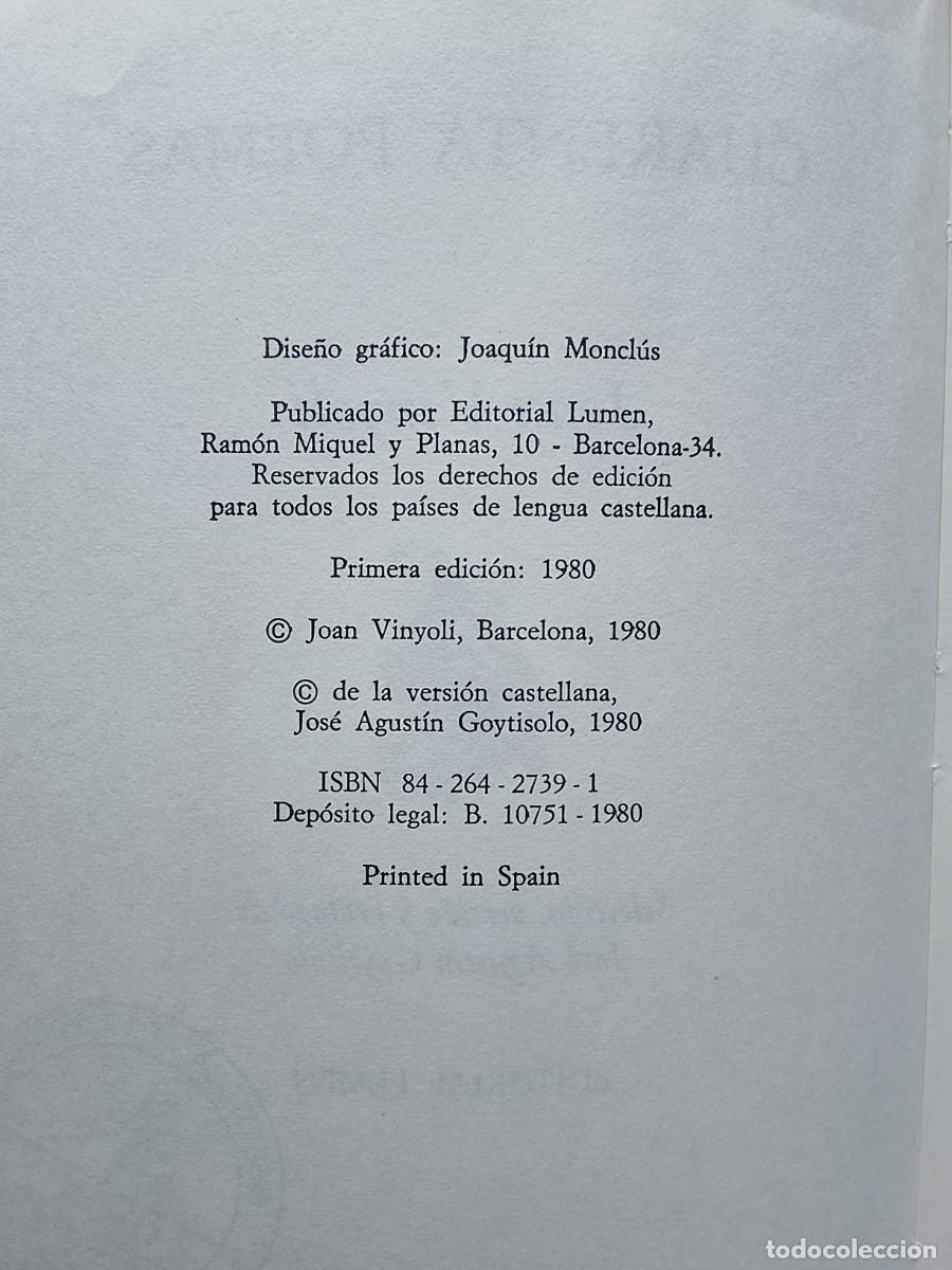 Libros de segunda mano: Joan Vinyoli 40 poemas - Foto 3