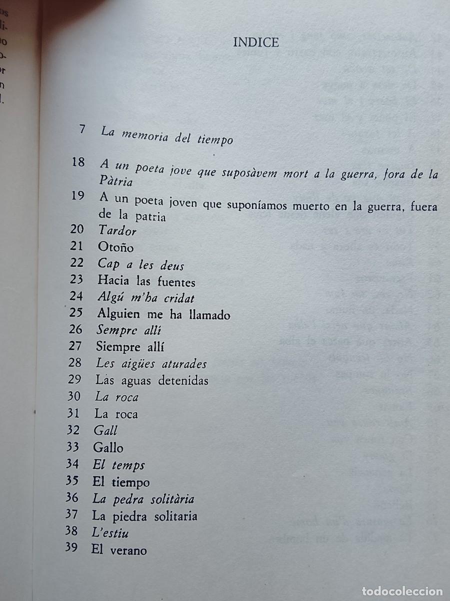 Libros de segunda mano: Joan Vinyoli 40 poemas - Foto 4