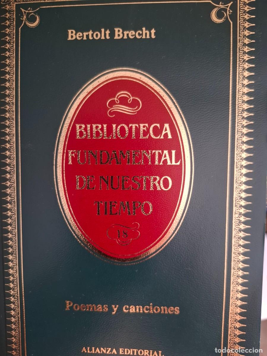 Libros de segunda mano: poemas y canciones Bertolt Brecht - Foto 1