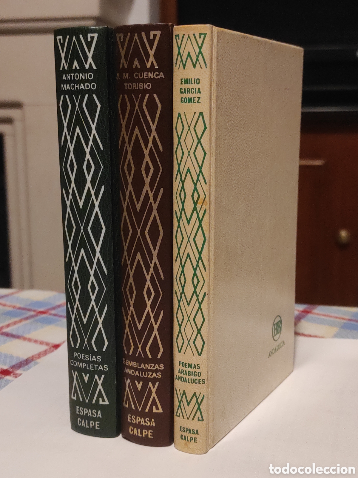Libros de segunda mano: Lote 3 libros Espasa Calpe Andalucia. Poesia Machado, Cuenca Toribio y Emilio Garc&iacute;a G&oacute;mez