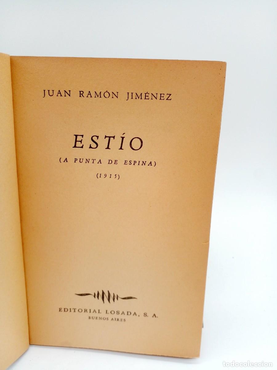 Libros de segunda mano: Juan Ram&oacute;n Jim&eacute;nez &ndash; Est&iacute;o 1944 - Foto 3
