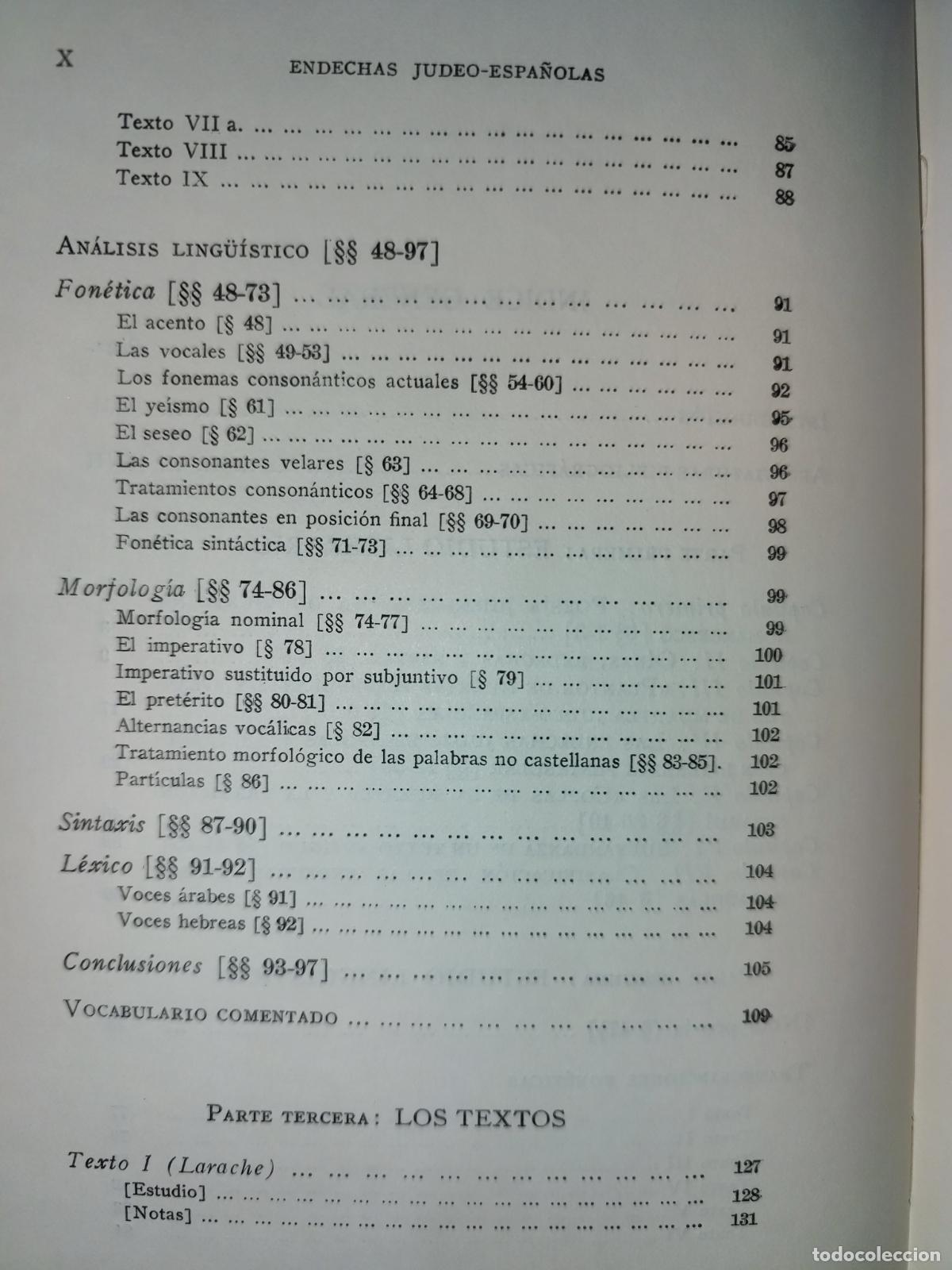 Libros de segunda mano: ENDECHAS JUDEO - ESPA&Ntilde;OLAS. MANUEL ALVAR. EDICI&Oacute;N REFUNDIDA. - Foto 3