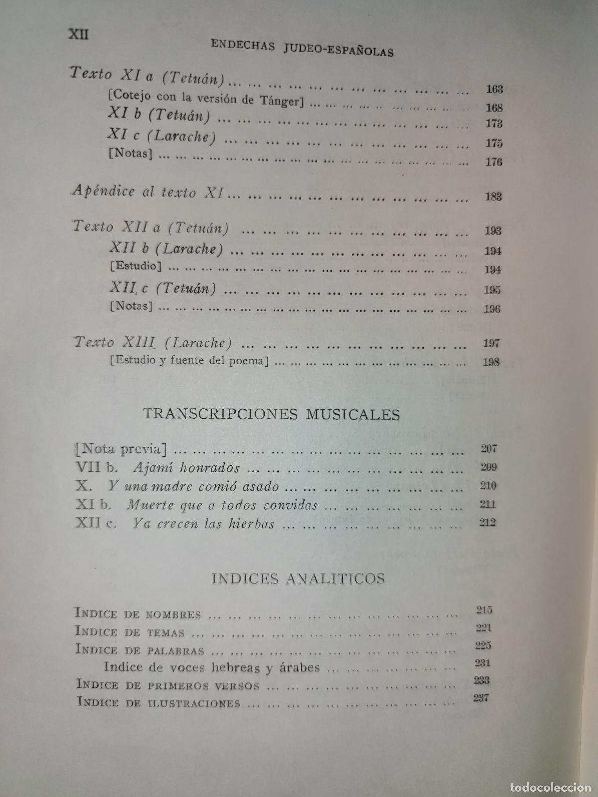 Libros de segunda mano: ENDECHAS JUDEO - ESPA&Ntilde;OLAS. MANUEL ALVAR. EDICI&Oacute;N REFUNDIDA. - Foto 5