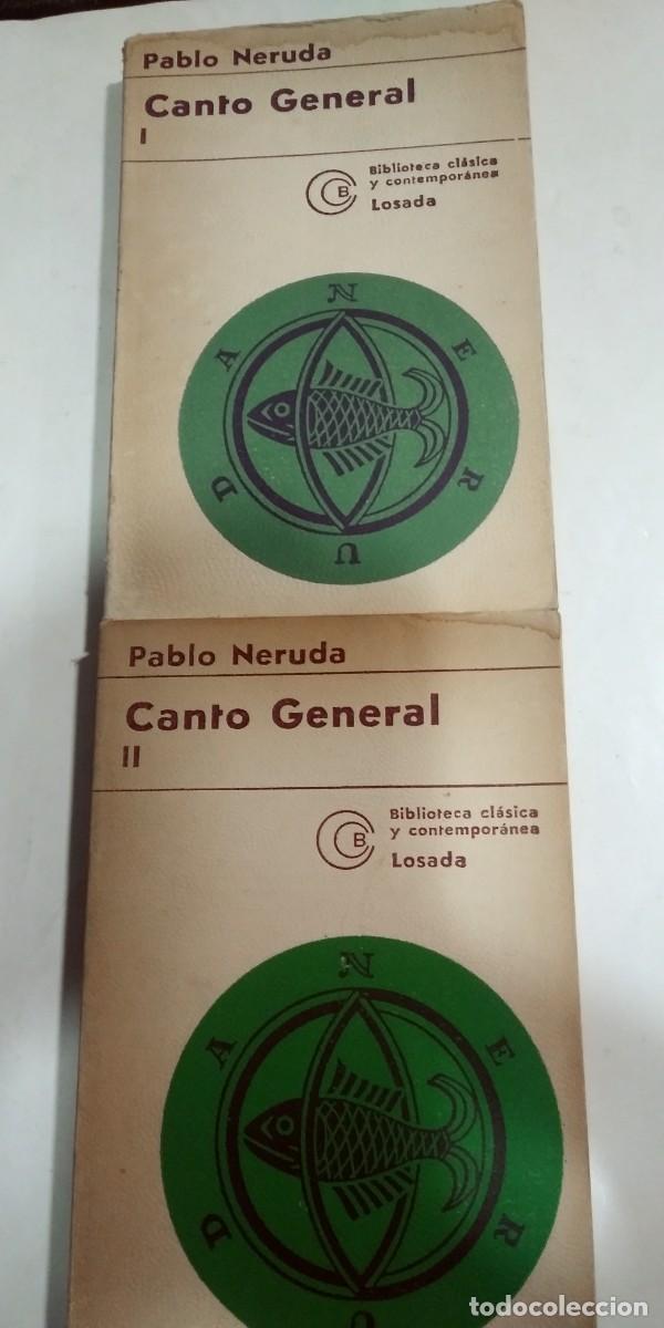 Libros de segunda mano: Canto general Pablo Neruda 2 Libros - Foto 1