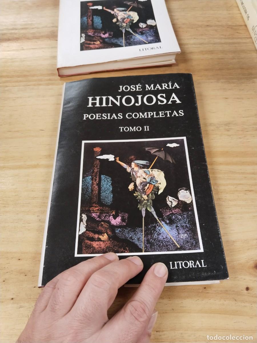 Libros de segunda mano: Jose Mar&iacute;a Hinojosa. Poes&iacute;as Completas. 2 Vol&uacute;menes. Litoral
