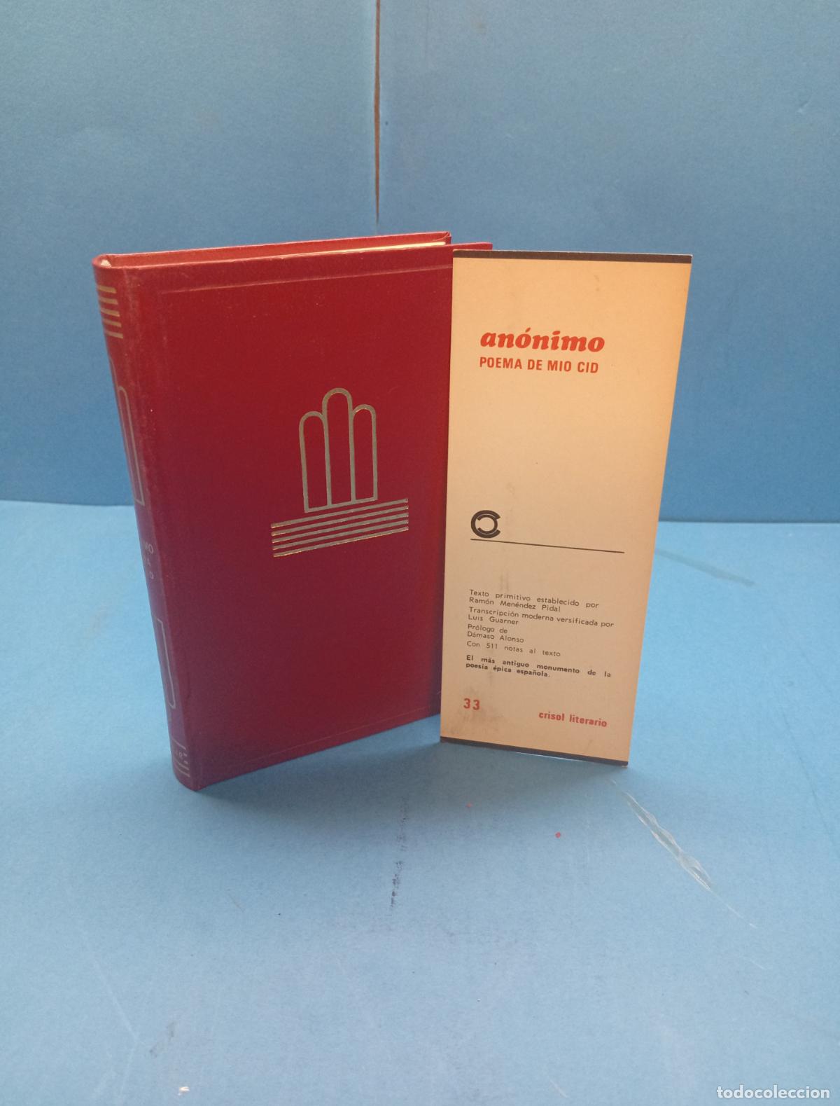 Libros de segunda mano: AN&Oacute;NIMO.- POEMA DE MIO CID - Foto 1