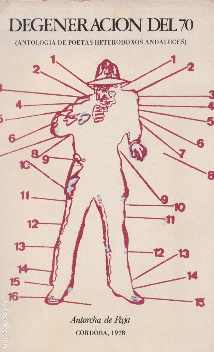 Libri di seconda mano: Degeneraci&oacute;n del 70 : (antolog&iacute;a de poetas heterodoxos andaluces) -1978