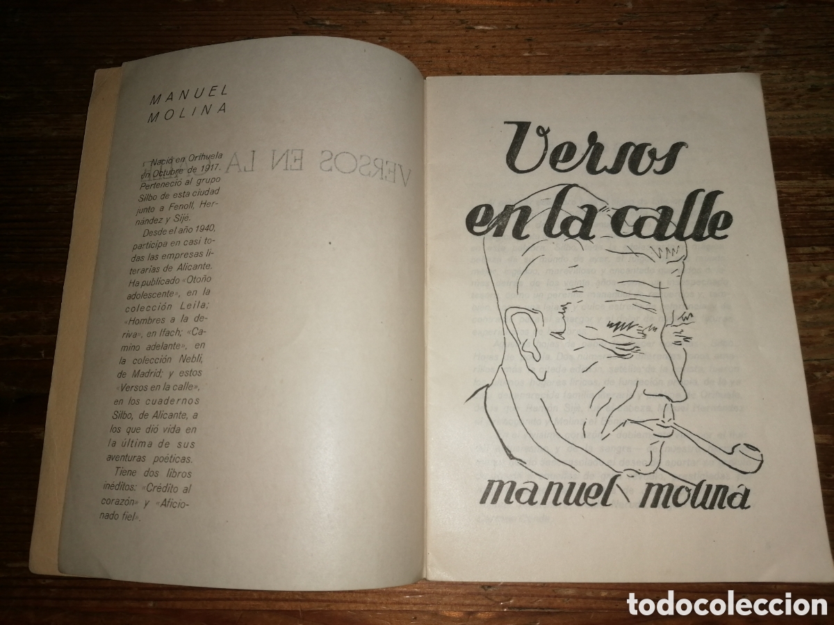 Libros de segunda mano: VERSOS EN LA CALLE - Manuel Molina - Foto 2