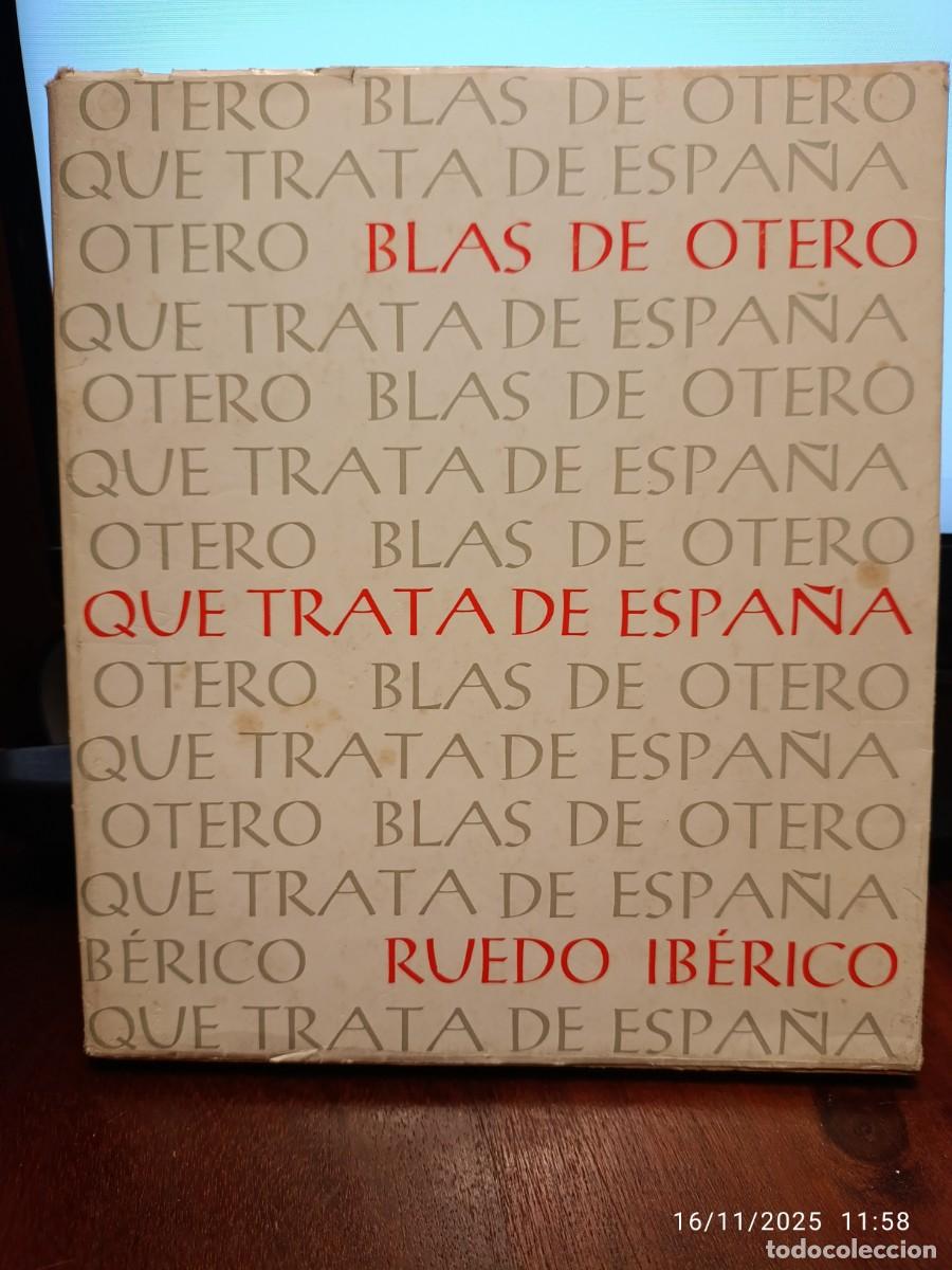 Libros de segunda mano: Qu&eacute; trata de Espa&ntilde;a. Blas de Otero - Foto 1