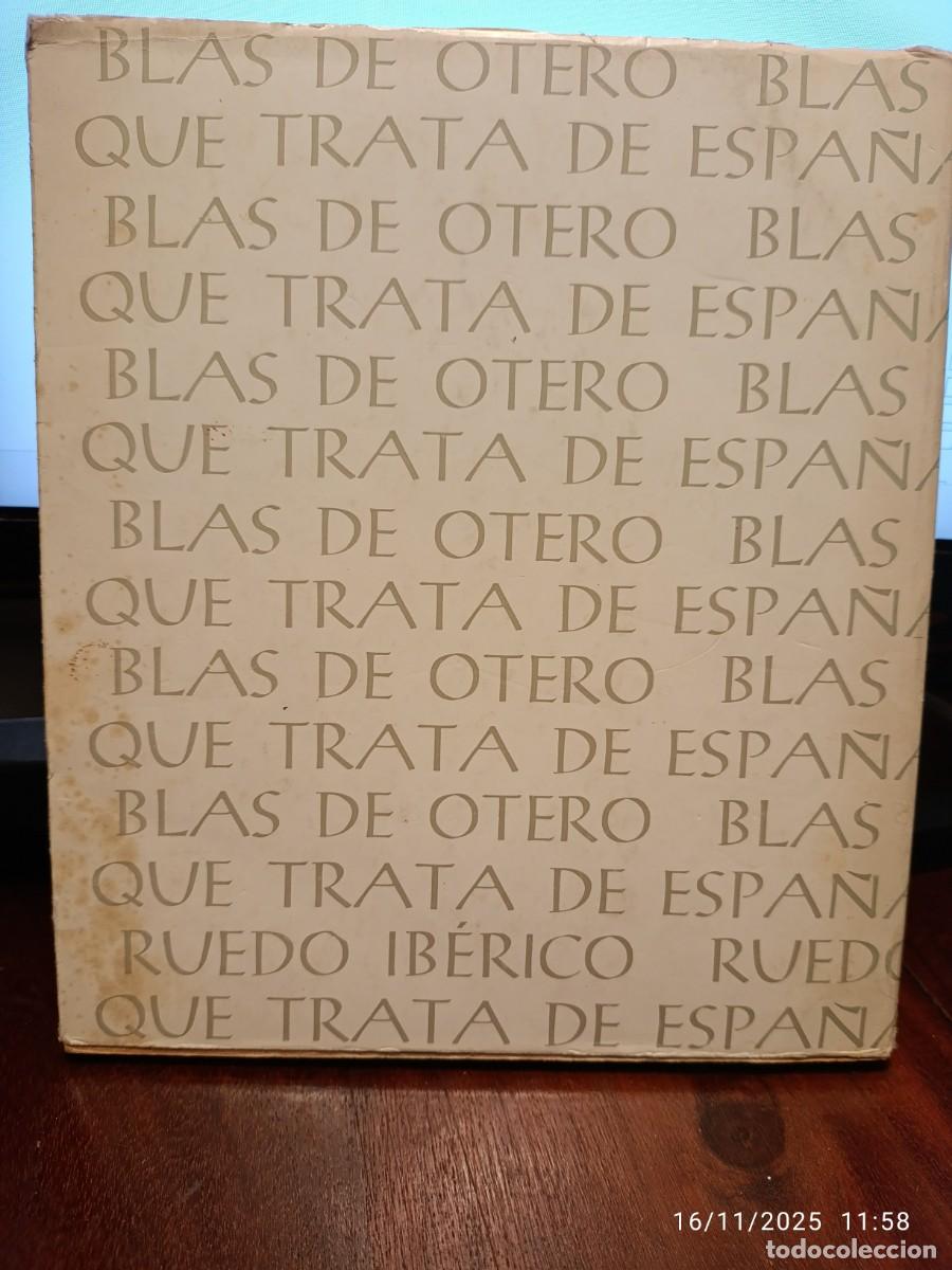 Libros de segunda mano: Qu&eacute; trata de Espa&ntilde;a. Blas de Otero - Foto 2