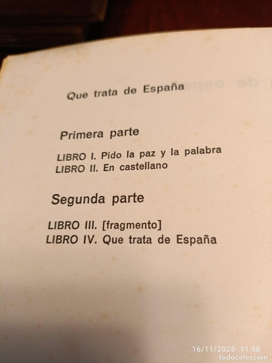 Libros de segunda mano: Qu&eacute; trata de Espa&ntilde;a. Blas de Otero - Foto 3