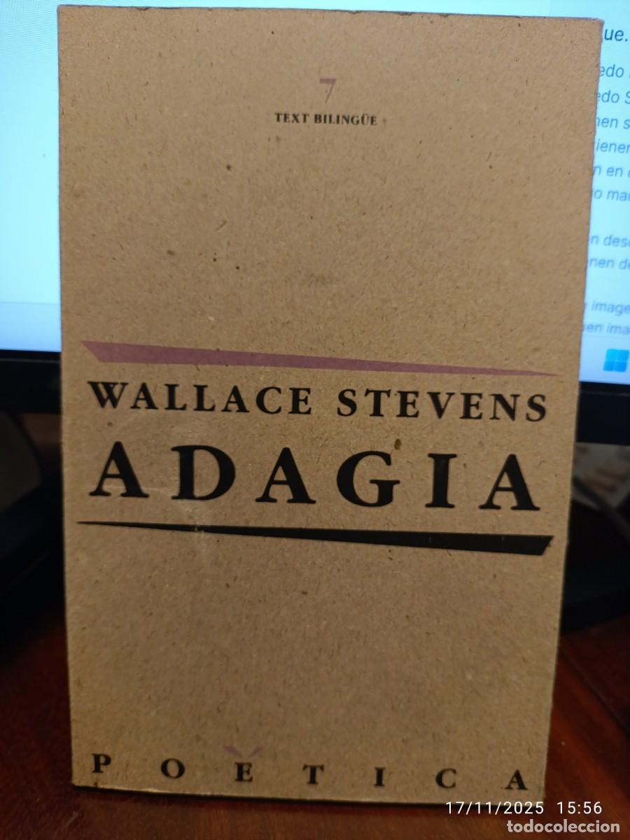 Libros de segunda mano: Adagia. Wallace Stevens - Foto 1