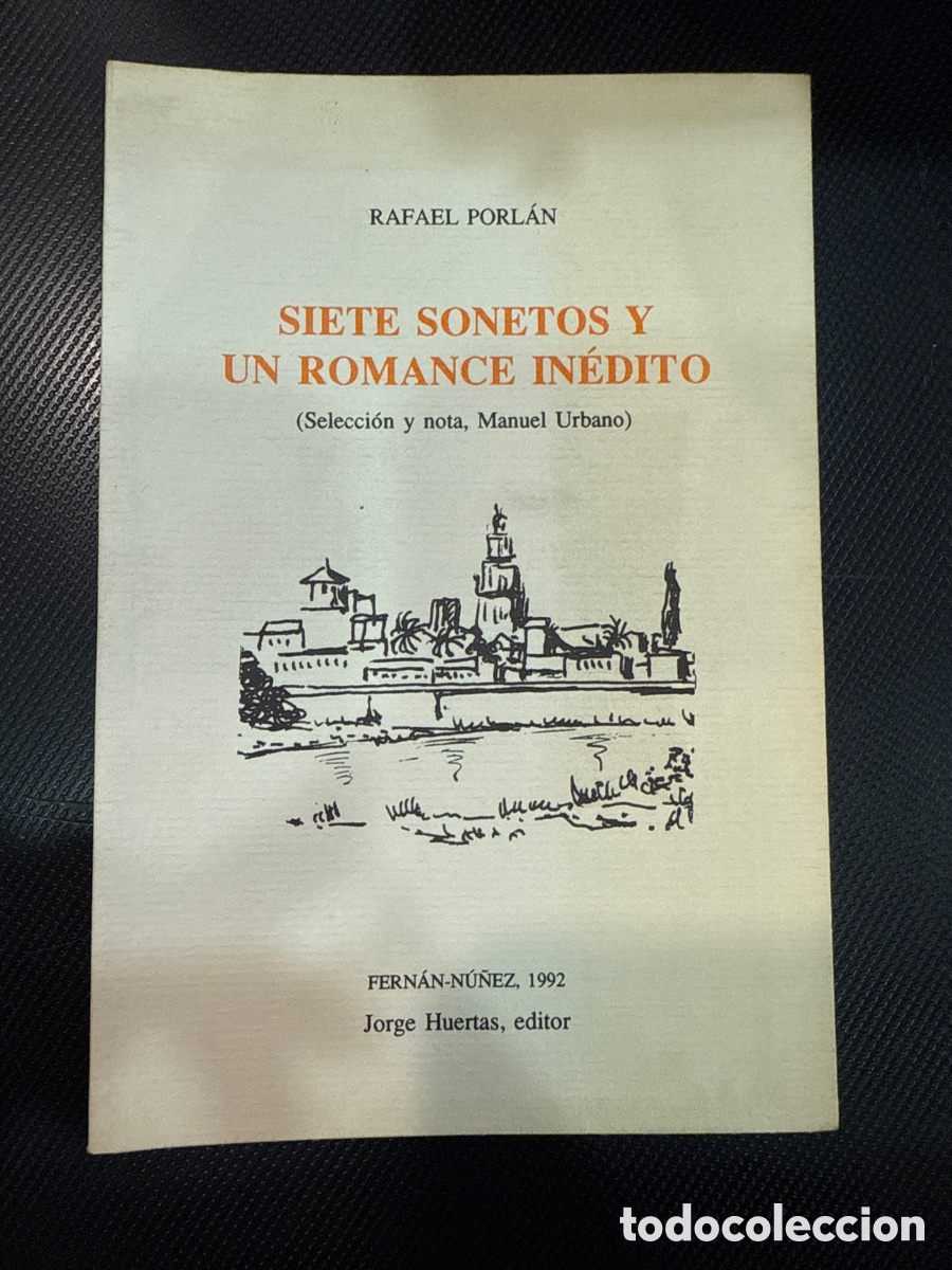Gebrauchte B&uuml;cher: PORL&Aacute;N, Raquel. Siete sonetos y un romance in&eacute;dito: (Cuadernos de Ul&iacute;a; 17)