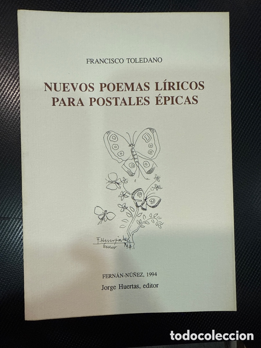 Libri di seconda mano: TOLEDANO, Francisco. Nuevos poemas l&iacute;ricos para postales &eacute;picas: (Cuadernos de Ul&iacute;a; 36)