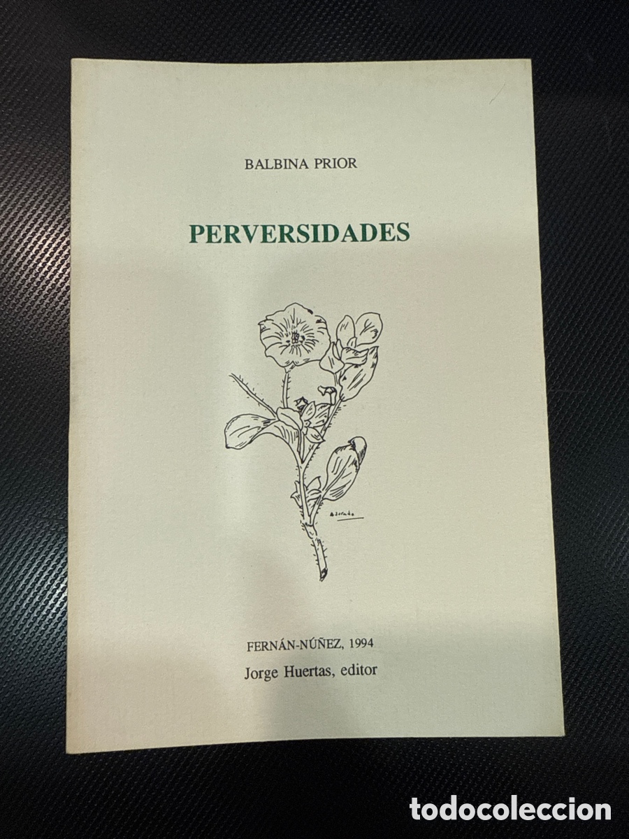Gebrauchte B&uuml;cher: PRIOR, Balbina. Perversidades: (Cuadernos de Ul&iacute;a; 37)