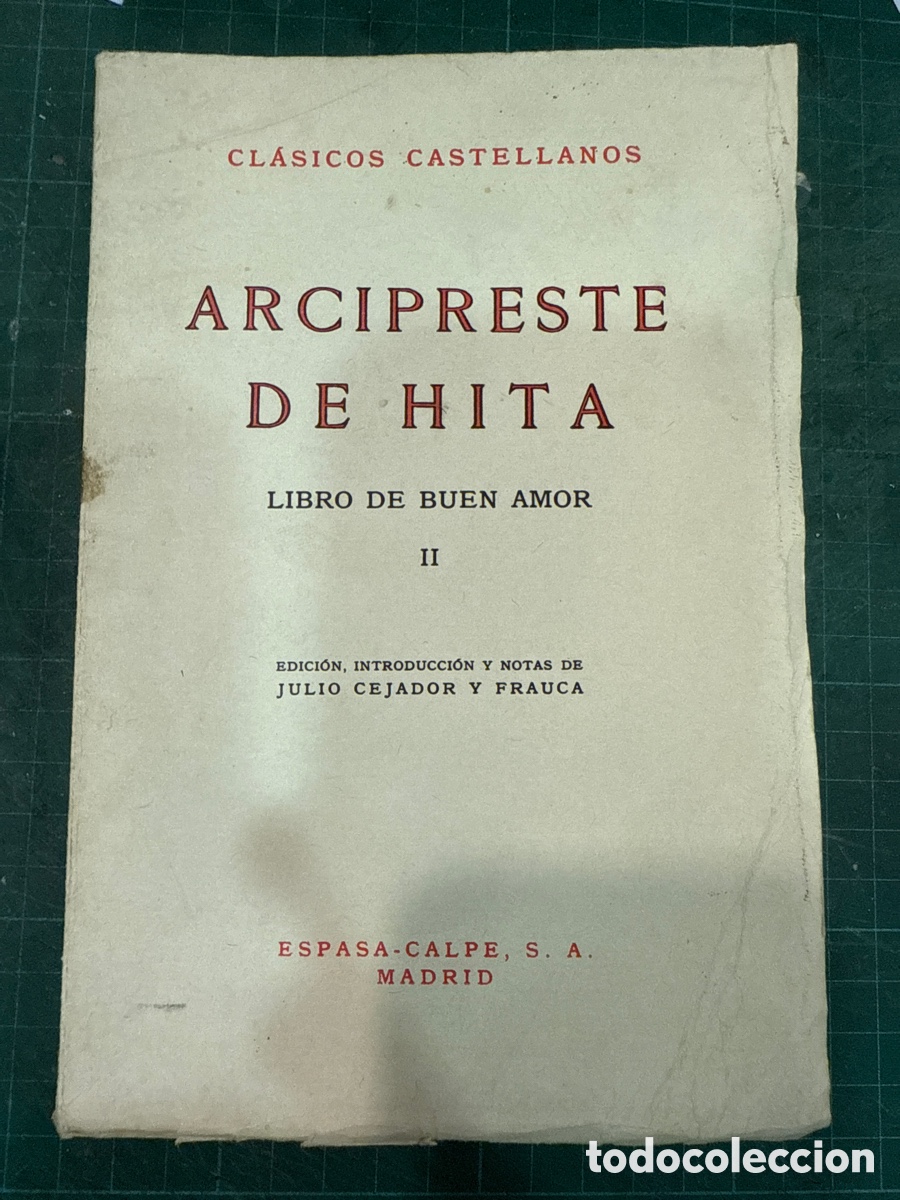 Gebrauchte B&uuml;cher: ARCIPRESTE DE HITA. Libro de Buen Amor. II