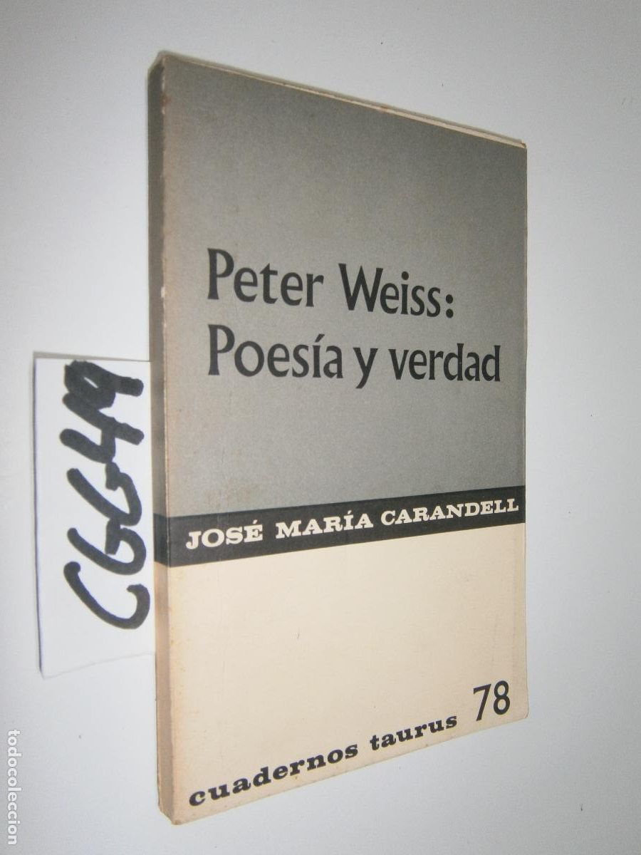 Gebrauchte B&uuml;cher: PETER WEISS: POESIA Y VERDAD