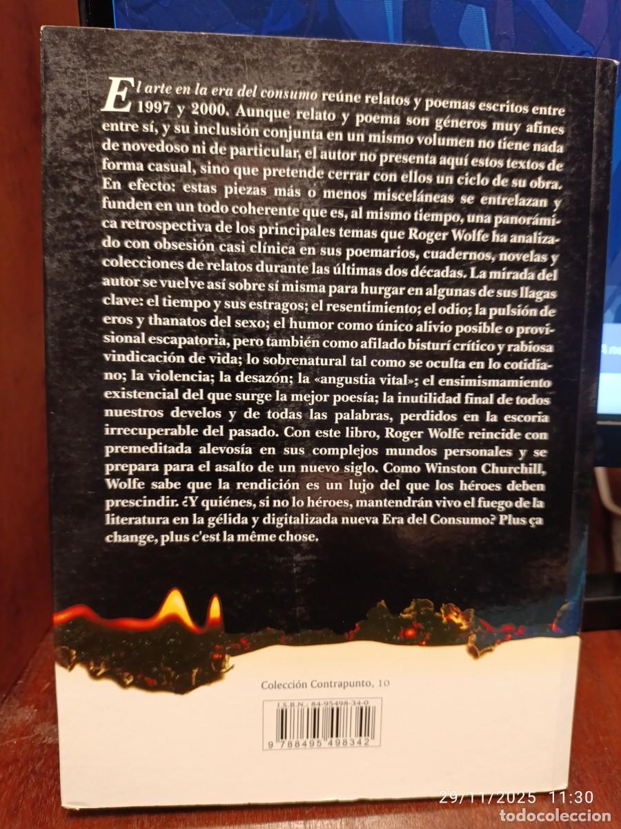 Libros de segunda mano: El arte en la era del consumo. Roger Wolfe - Foto 2