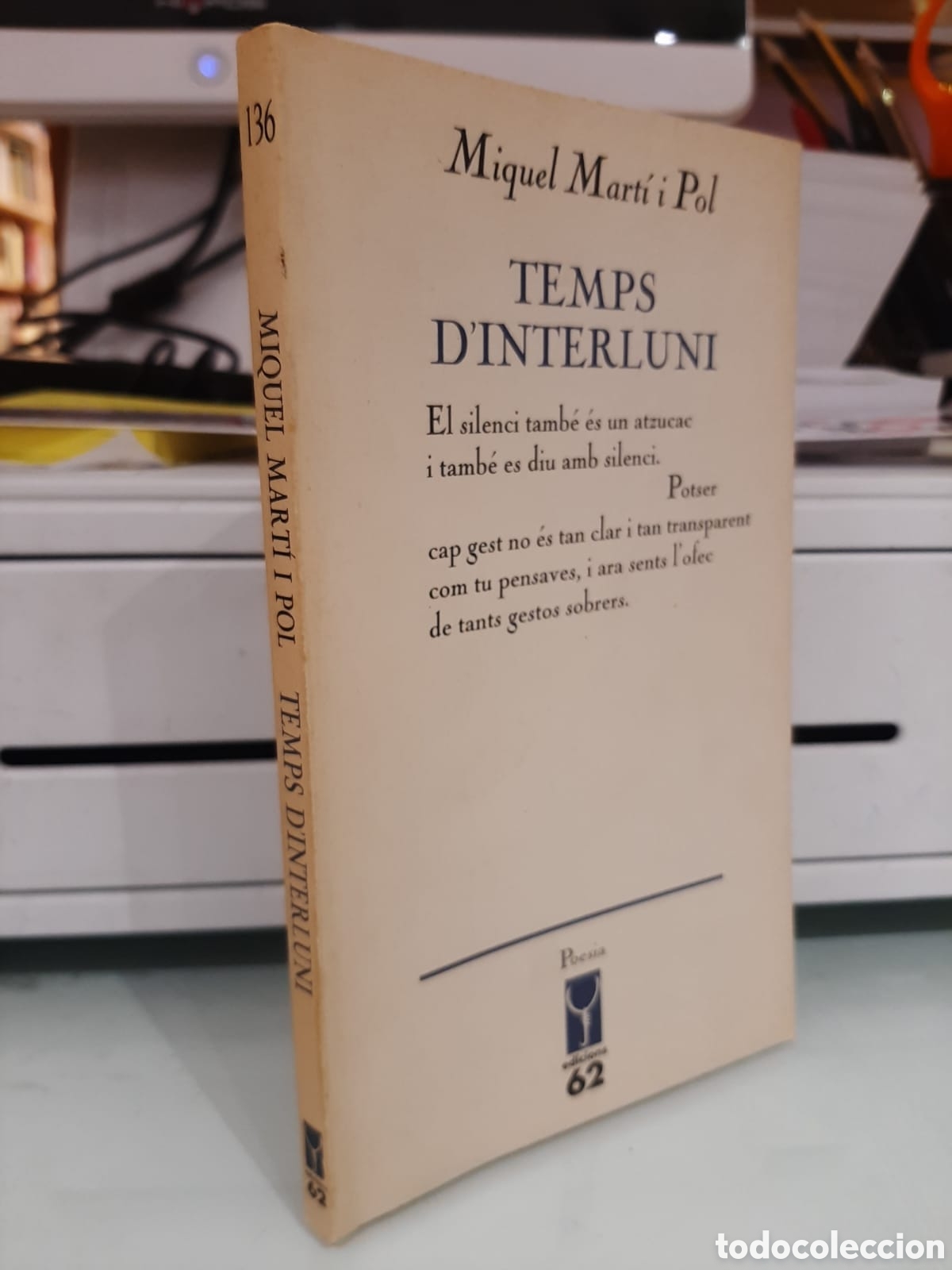 Libros de segunda mano: Temps dinterluni - Miquel Mart&iacute; i Pol - Foto 1