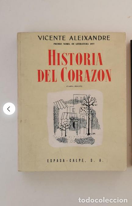 Libros de segunda mano: Vicente Aleixandre. Historia del coraz&oacute;n. - Foto 1