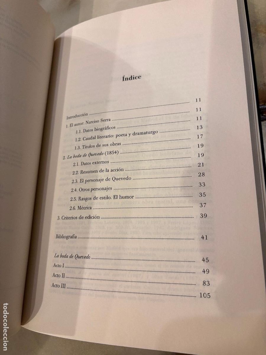 Libros de segunda mano: La boda de Quevedo. Narciso Serra. - Foto 3